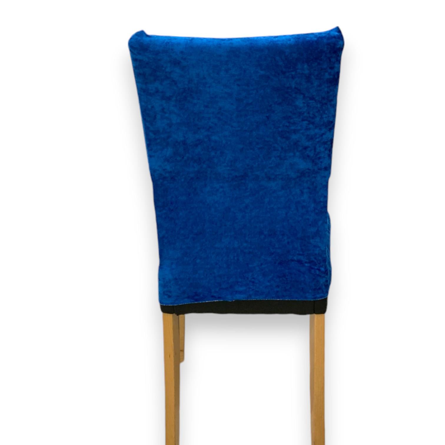 Чехол натяжной на стул GOSPO велюровый Электрик (2151544724) - фото 2