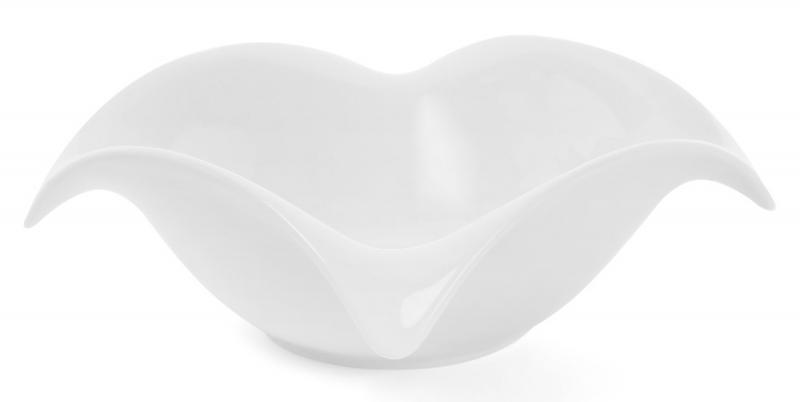 Набор фарфоровых салатников White City Опера 550 мл 6 шт. Белый (BD-988-129)