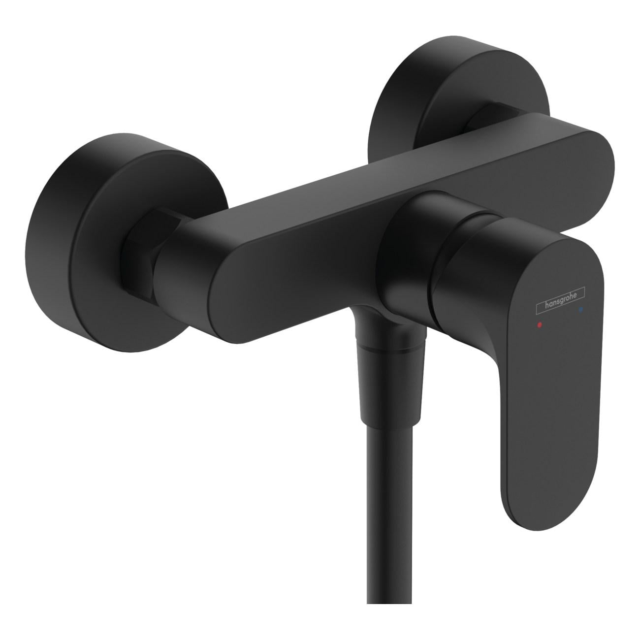 Смеситель для душа Hansgrohe Rebris S однорычажный Черный матовый (72640670)
