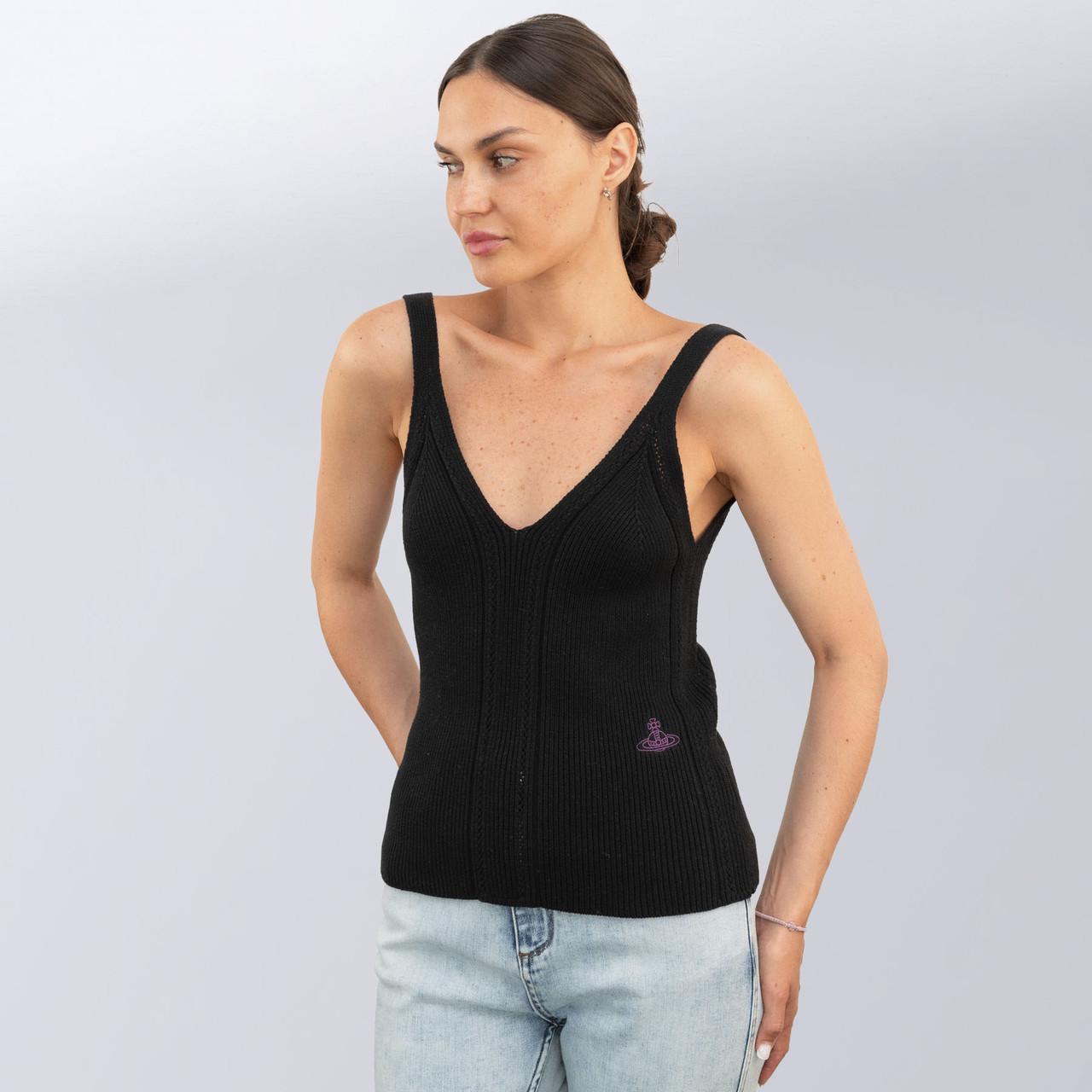 Майка жіноча повсякденна Vivienne Westwood S Чорний (2589902333)