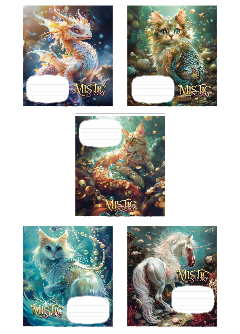 Тетради ученические Школьник Mistic story в клетку 24 л. 5 шт. (3441 4820006471972) Тетради ученические Школьник Mistic story в клетку 24 л. 5 шт. (3441 4820006471972)