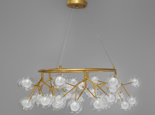 Люстра подвесная Diasha 45 ламп Золотой/Сатин (Y887-45B GD) - фото 1 Люстра подвесная Diasha 45 ламп Золотой/Сатин (Y887-45B GD) - фото 1