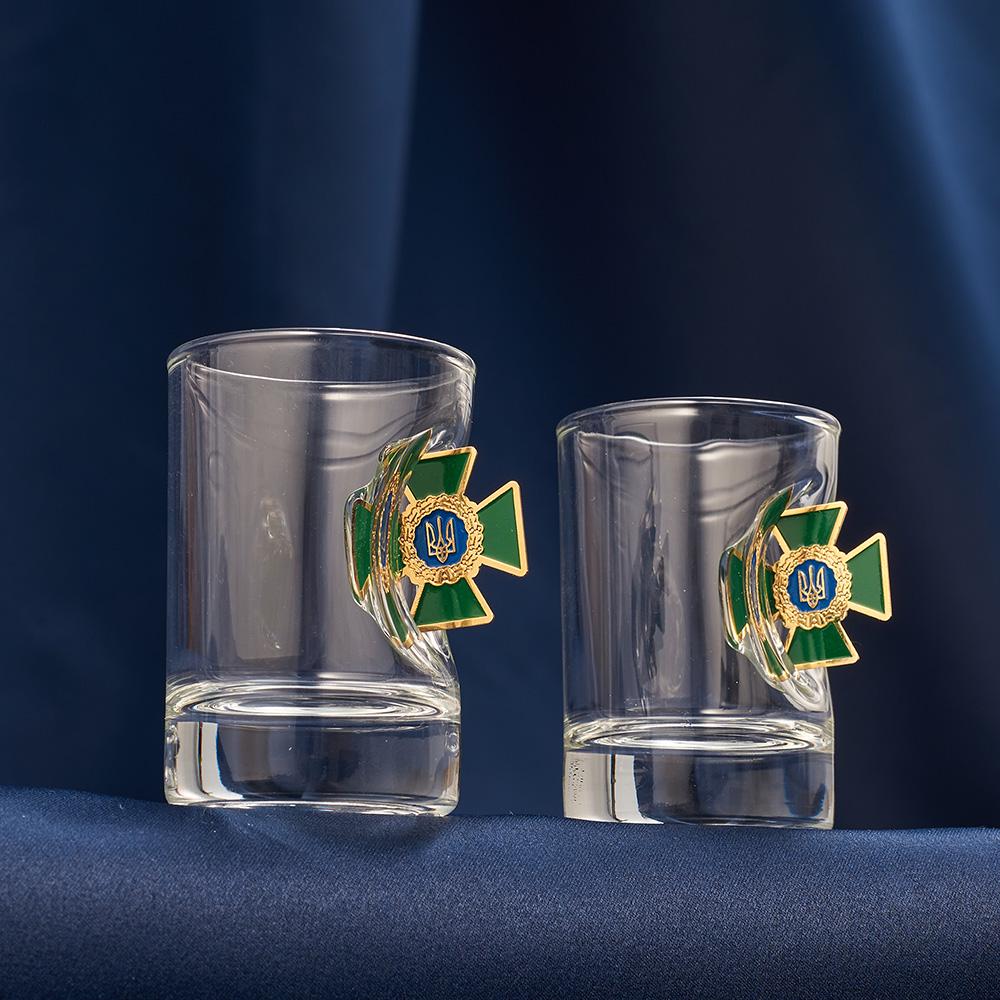 Подарочный набор рюмок с шевроном ГПСУ маленький (28421078) - фото 5 Подарочный набор рюмок с шевроном ГПСУ маленький (28421078) - фото 5