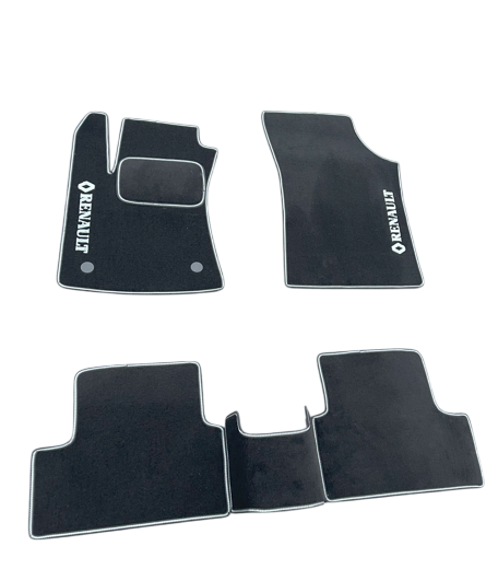 Килимки в салон ворсові для Renault Megane IV Універсал 2015- 5 шт. Чорний (27327010)