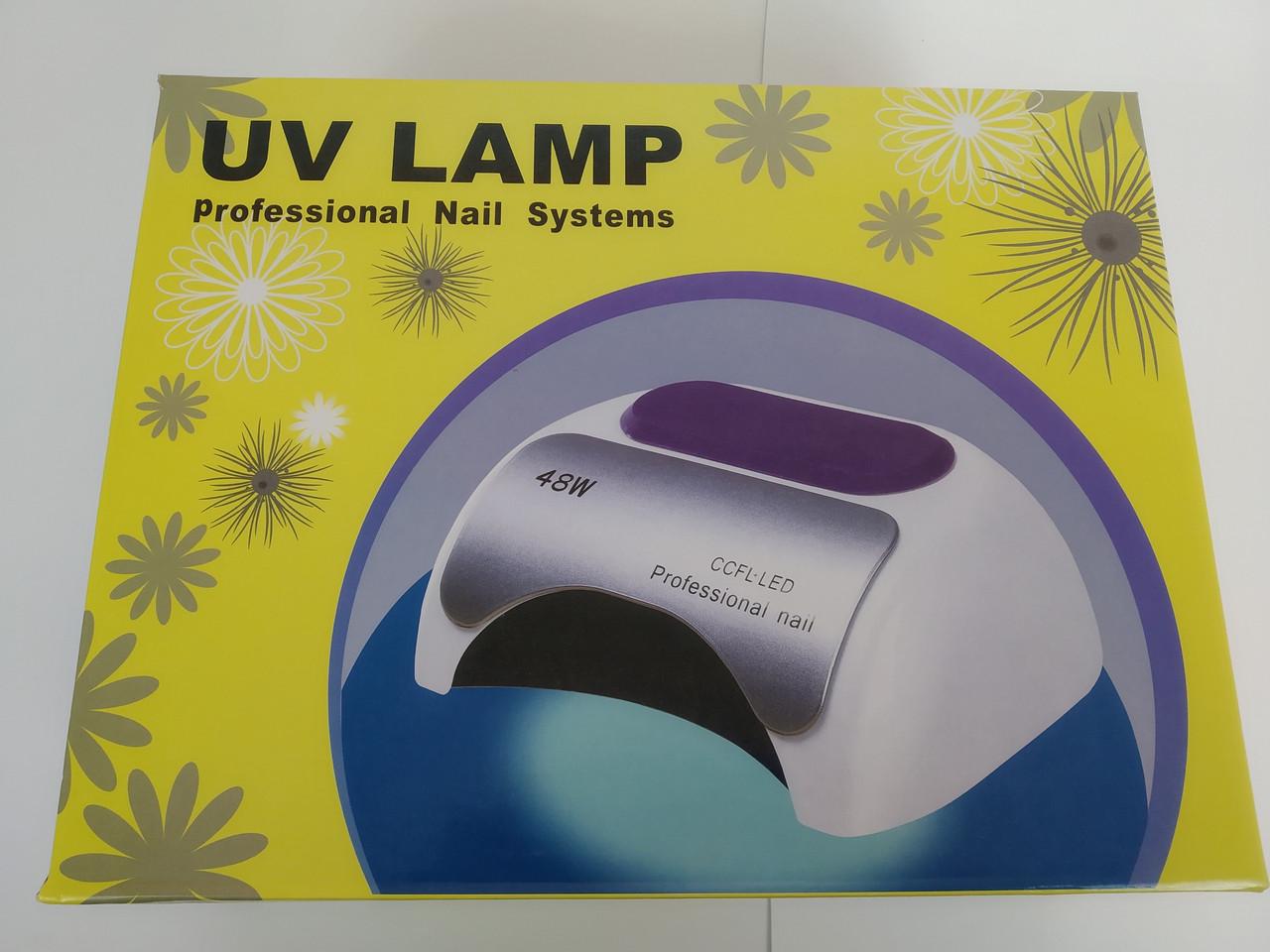 Лампа ультрафиолетовая UV LAMP CCFL- LED Professional Nail System для сушки гель-лака и геля 48 Вт (870252666) - фото 2