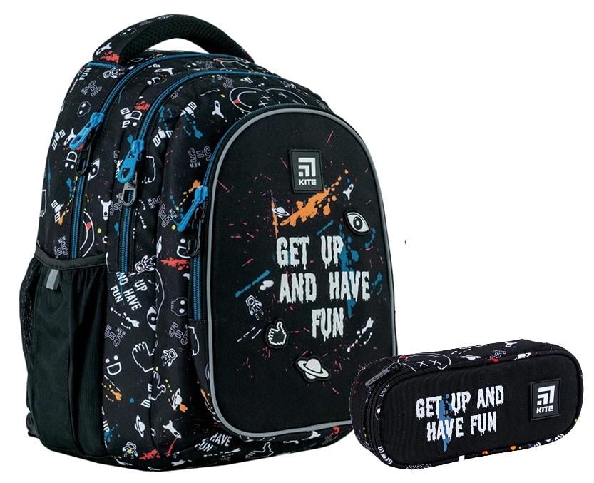 Рюкзак школьный подростковый/пенал Kite Education teens (202799)