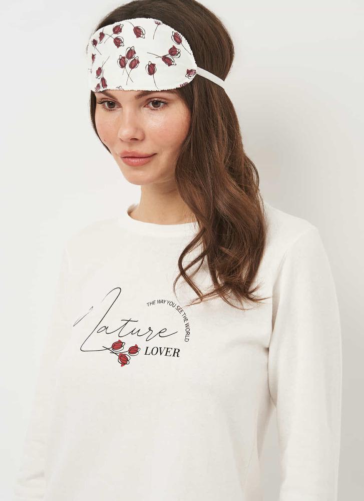 Піжама Carla Mara 4080-1010x01 жіноча XL Білий - фото 4 Піжама Carla Mara 4080-1010x01 жіноча XL Білий - фото 4