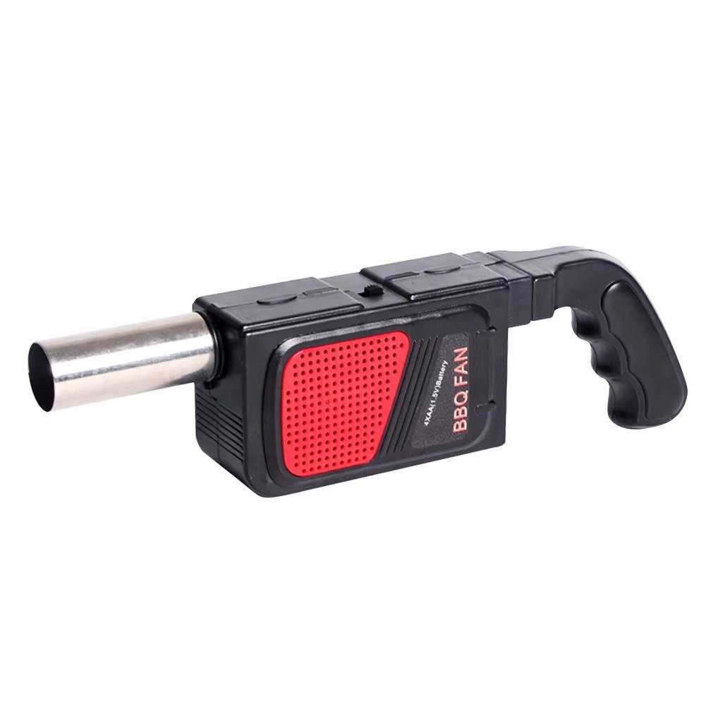 Вентилятор для барбекю ручний RIAS BBQ Fan від батарейок 4xAA Black (3_06426)