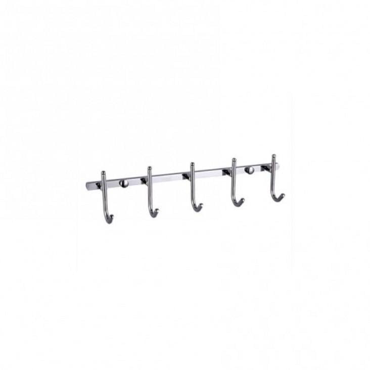 Планка Gappo G201-5 на 5 крючков 300 мм Хром (1037882)