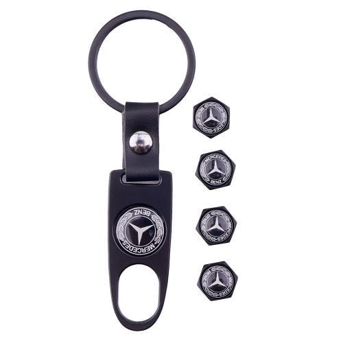 Колпачки на ниппель модельные с брелоком CN MERCEDES (00000063829)