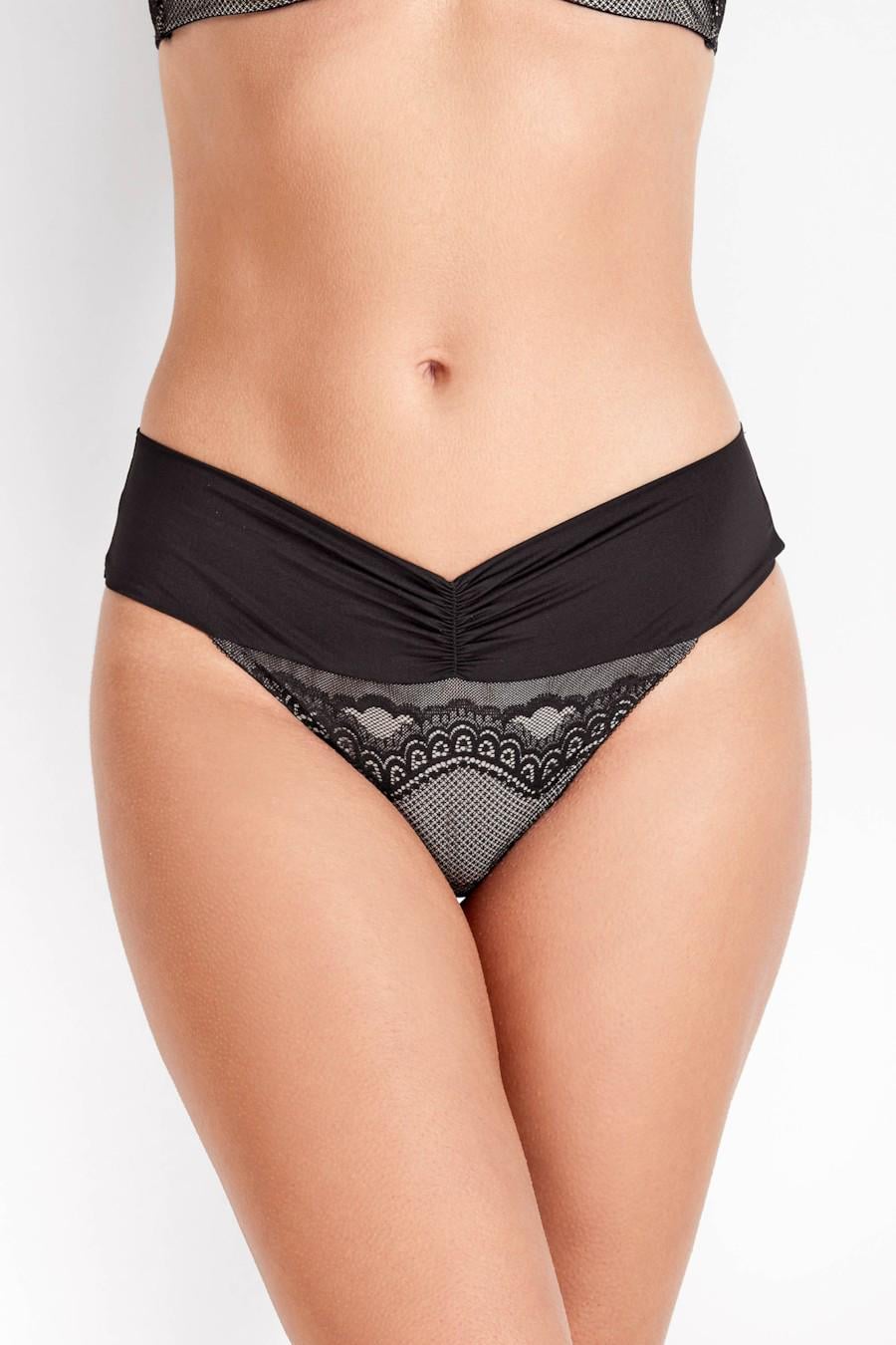 Трусики бразилиана Anabel Arto р. 3/M Черный (36137/76290)