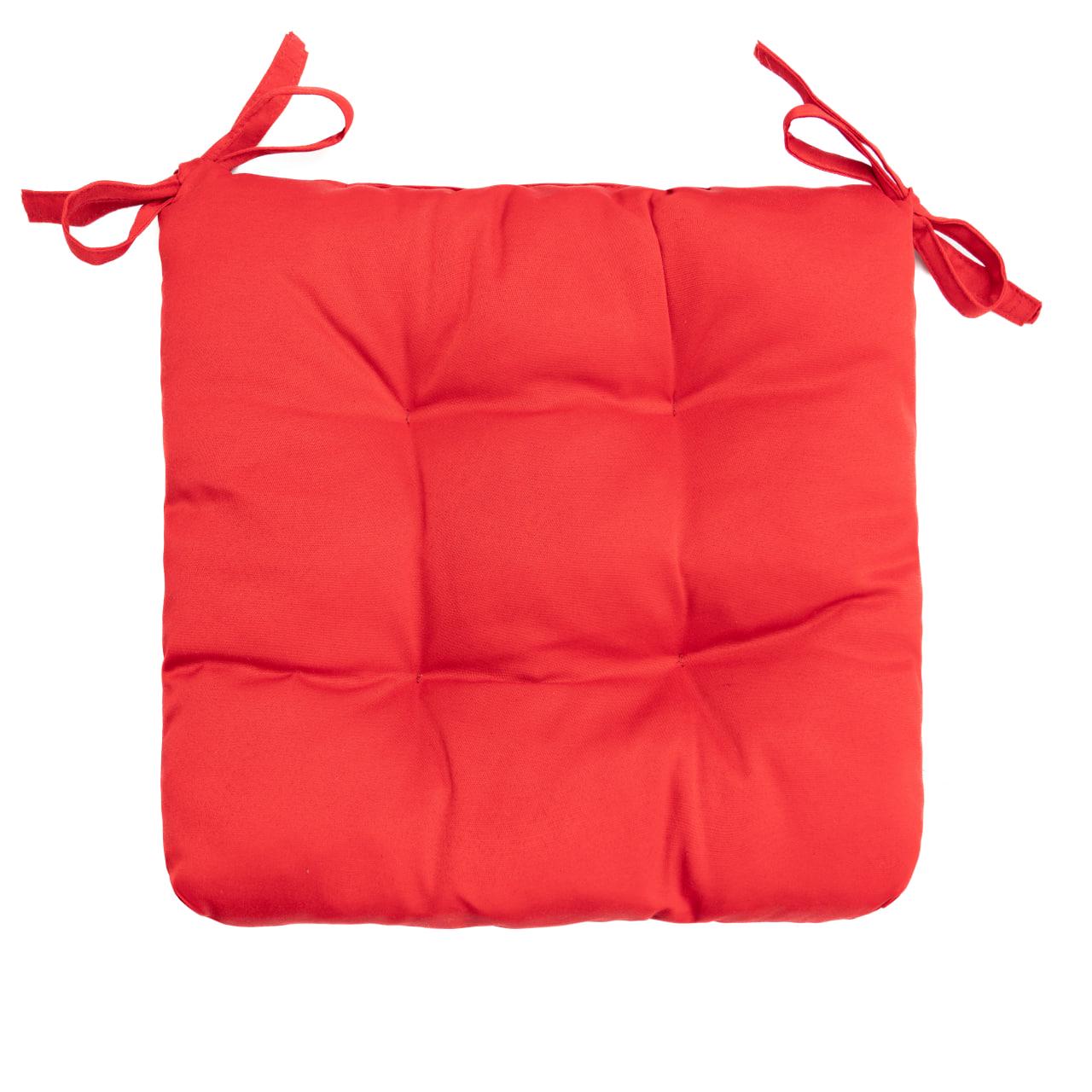Подушка для стула/кресла/табурета 30х30х8 см Красный (2087316553) - фото 1 Подушка для стула/кресла/табурета 30х30х8 см Красный (2087316553) - фото 1