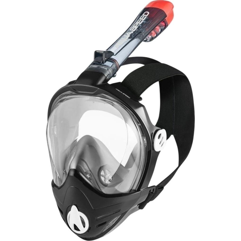 Маска для плавания полнолицевая Aqua Speed BRIZO S/M Черный (227-07) Маска для плавания полнолицевая Aqua Speed BRIZO S/M Черный (227-07)