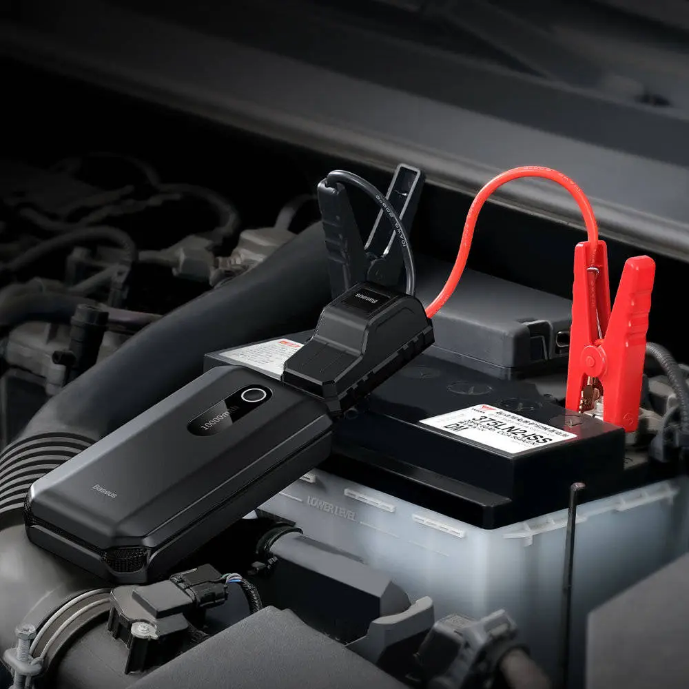 Устройство пусковое Baseus Super Energy Air Car Jump Starter 10000 mAh 37 Wh (CGNL020101) - фото 7