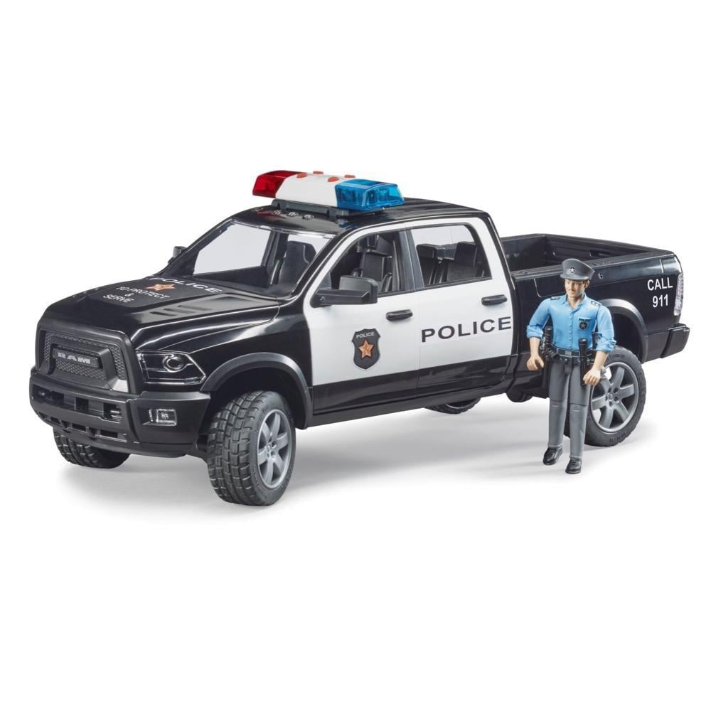 Игрушечная машинка Bruder Полицейский пикап RAM 2500 с фигуркой 1:16 (02505)