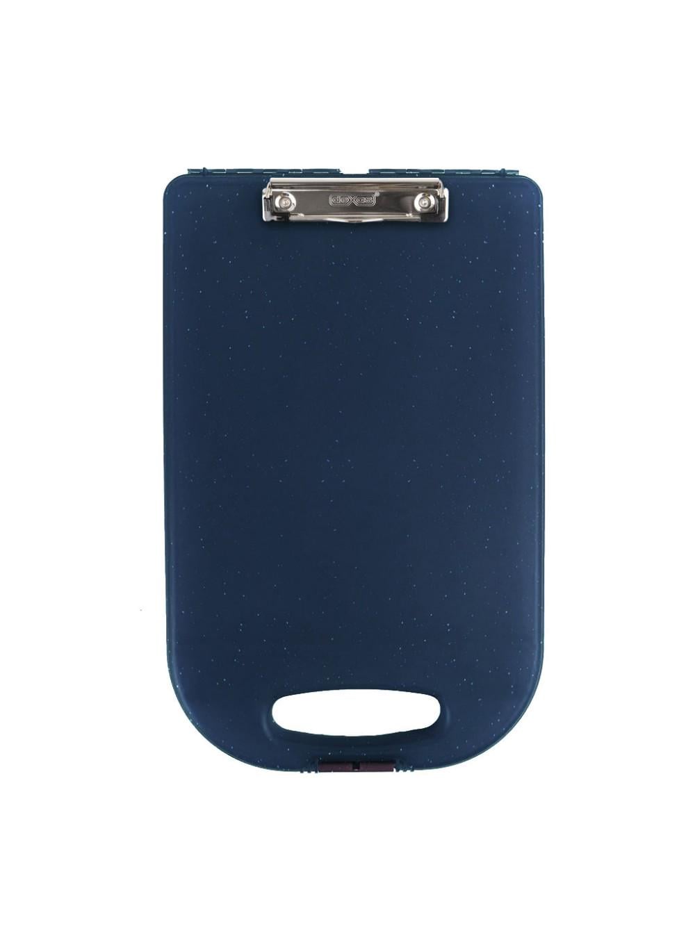 Папка-планшет Dexas Клипкейс-2 с клипсой А4 Темно-синий (95928)