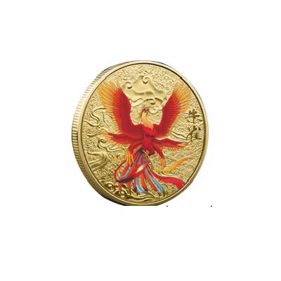 Монета на удачу золотая китайская (28271786)