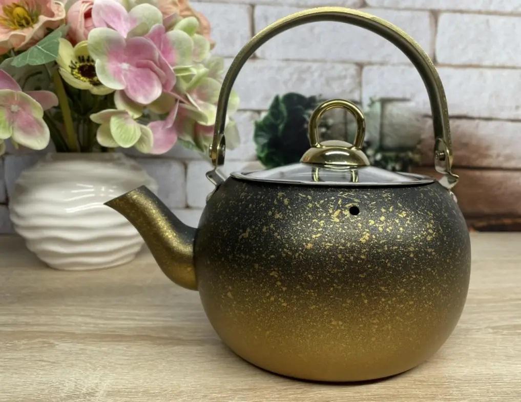 Чайник OMS Collection 8212-S 1 л Gold (85230) - фото 8 Чайник OMS Collection 8212-S 1 л Gold (85230) - фото 8