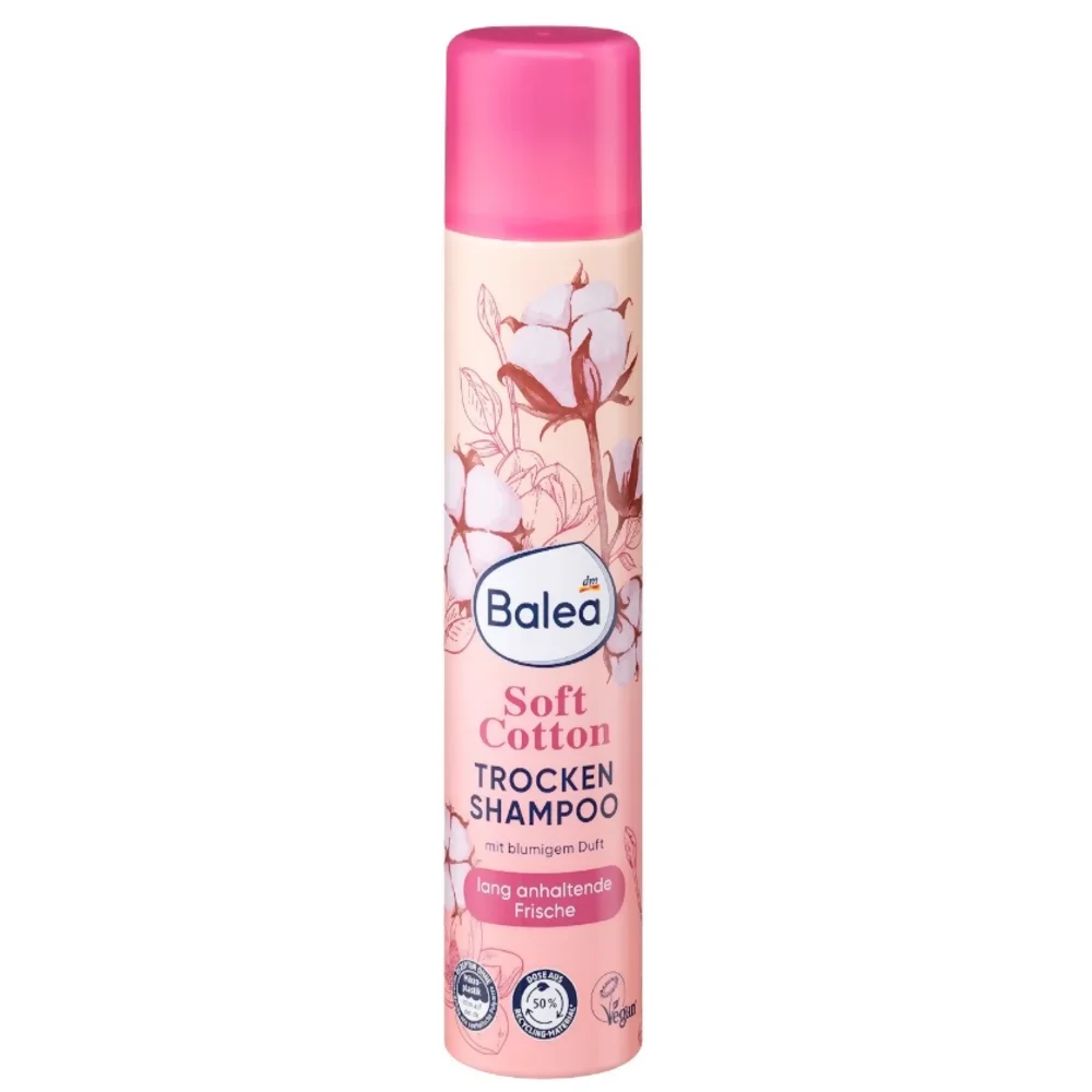 Шампунь сухой Balea Trocken Shampoo Soft Cotton с ароматом хлопка 200 мл (EPI-15102025-344)