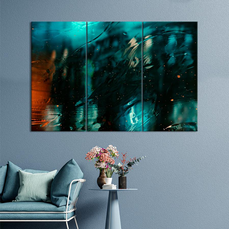 Картина Абстрактна водна поверхня 78x48 см (A944-3)