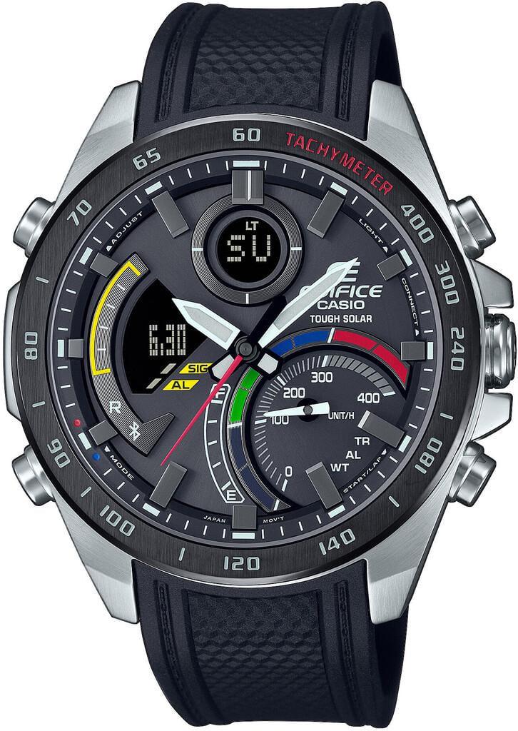Наручные часы мужские Casio Edifice ECB-900MP-1AEF со стальным корпусом/водозащитой 100 м Черный (3100234274)