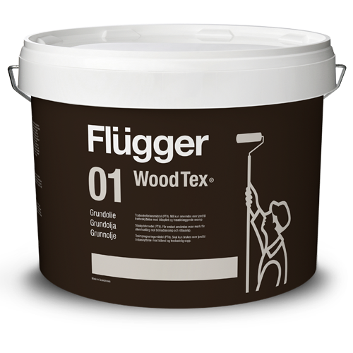 Масло грунтовочное на водной основе Flugger 01 Wood Tex Oil Primer 10 л
