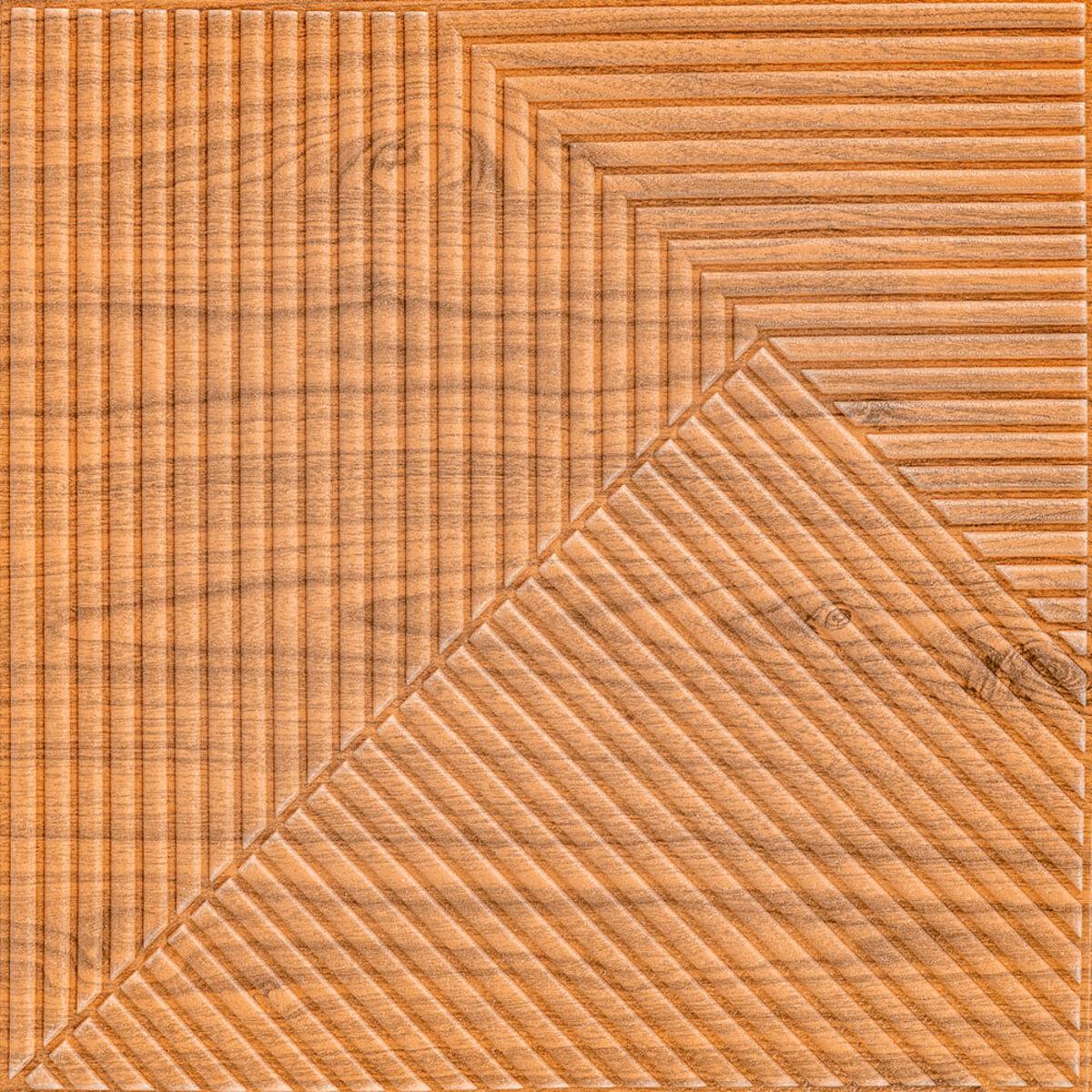 3D-панель самоклеящаяся Бамбук 500х500х5 мм Дерево Золото (SW-00002885)