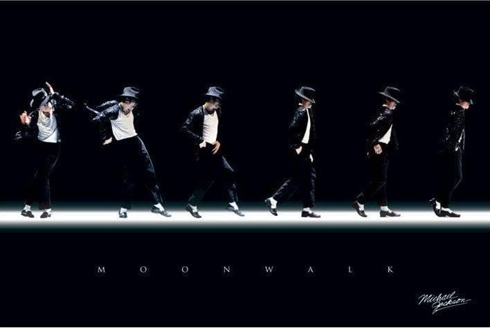 Постер плакат Майкл Джексон Лунная Походка/Michael Jackson Moonwalk 61x91,5 см Постер плакат Майкл Джексон Лунная Походка/Michael Jackson Moonwalk 61x91,5 см