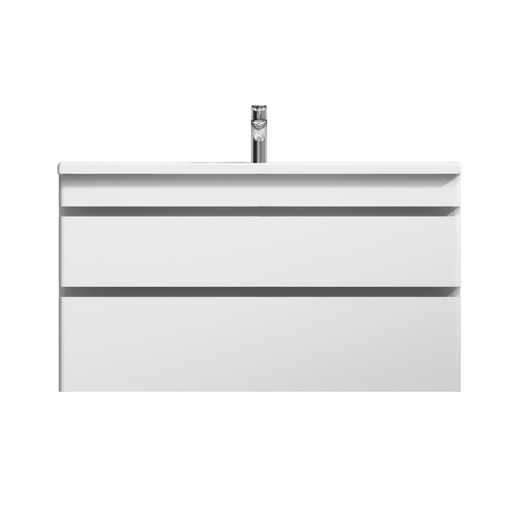 Тумба с умывальником подвесная AM.PM HIT M93A-FHX01002-WC01002WG38 100x58x45 см Белый (157319)