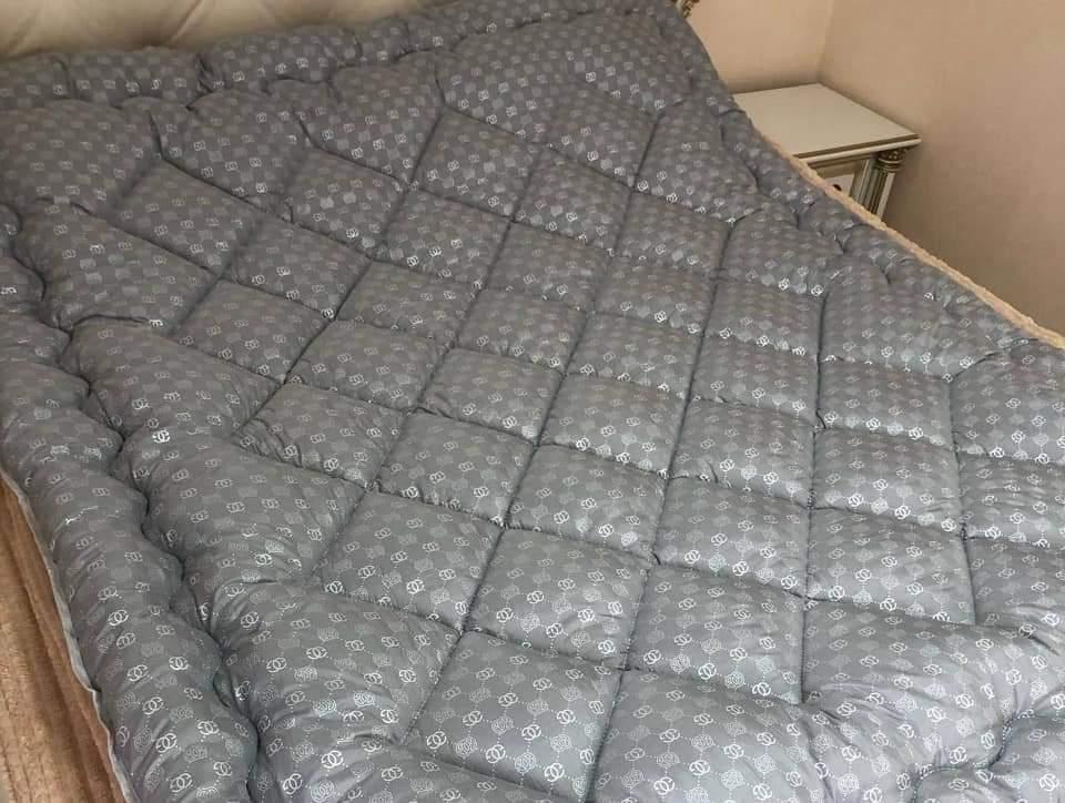 Одеяло евро Серый (20525)