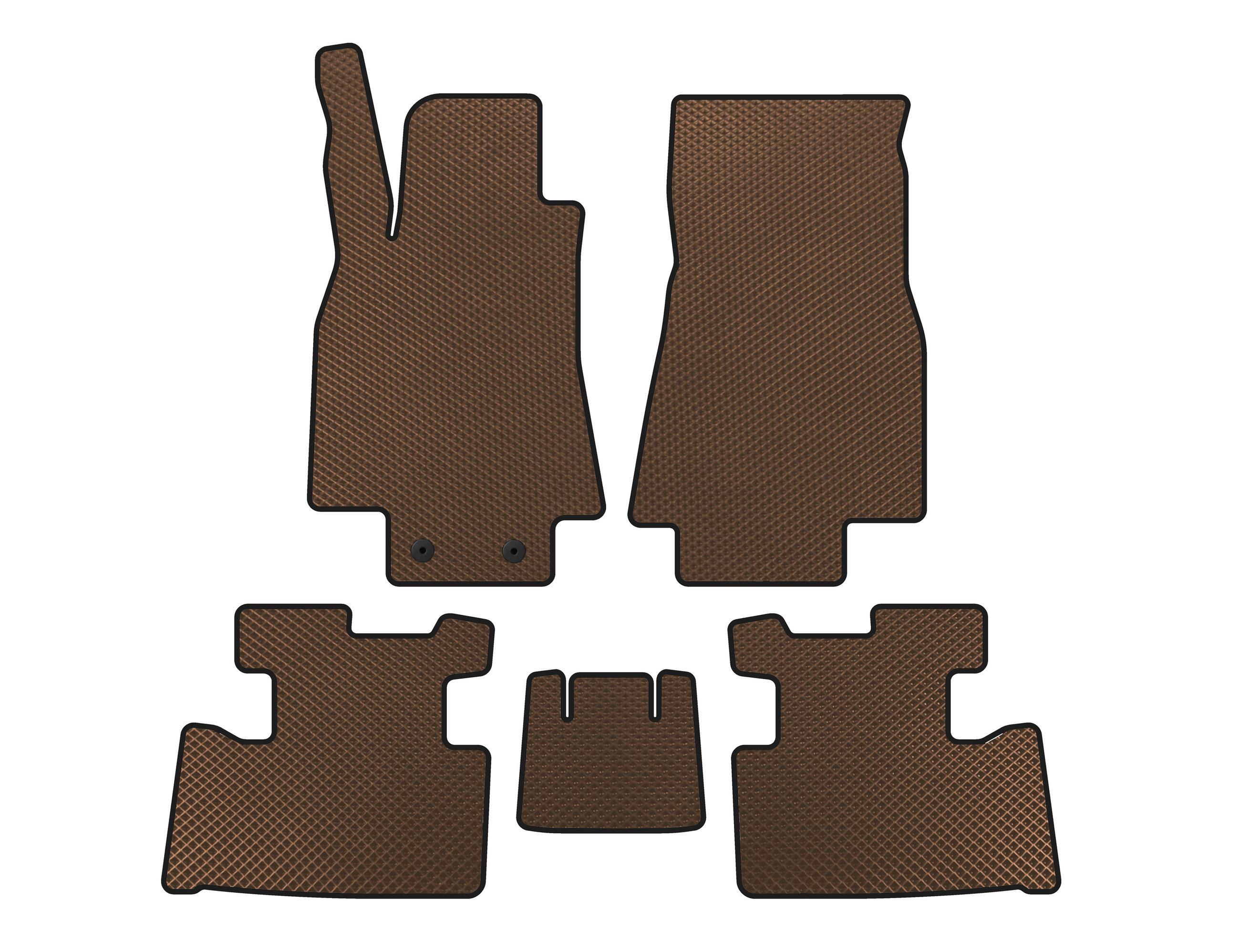 Коврики EVA Digital Designs для Mercedes A-сlass W169 2004-2012 гг. Коричневый (141813)