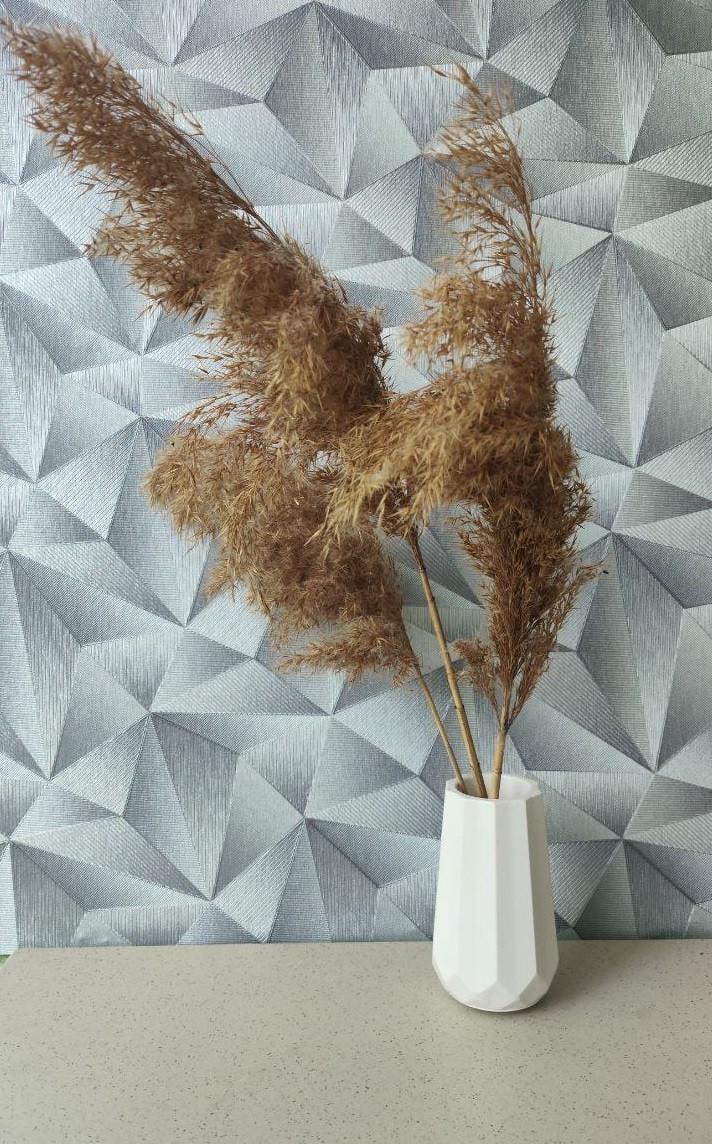 Ваза для сухоцветов ручной работы 11 см Белый (2635649688)