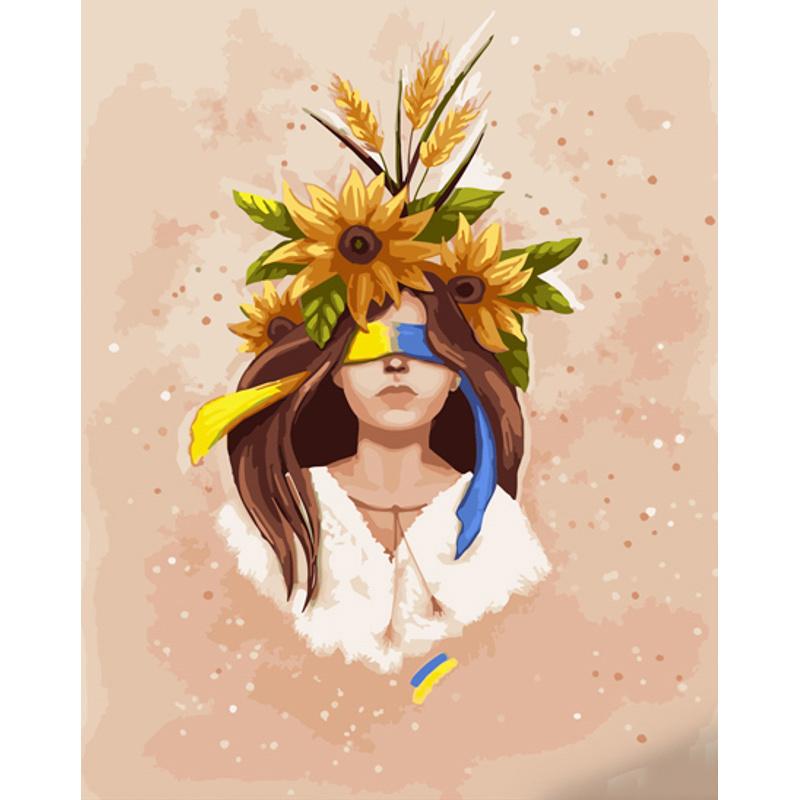 Картина за номерами Strateg Український візуальний 40x50 см (GS825)