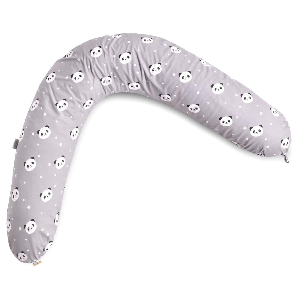 Подушка для кормления и для беременных Панда антиаллергенная с молнией 30х190 см Серый (26309) - фото 3 Подушка для кормления и для беременных Панда антиаллергенная с молнией 30х190 см Серый (26309) - фото 3