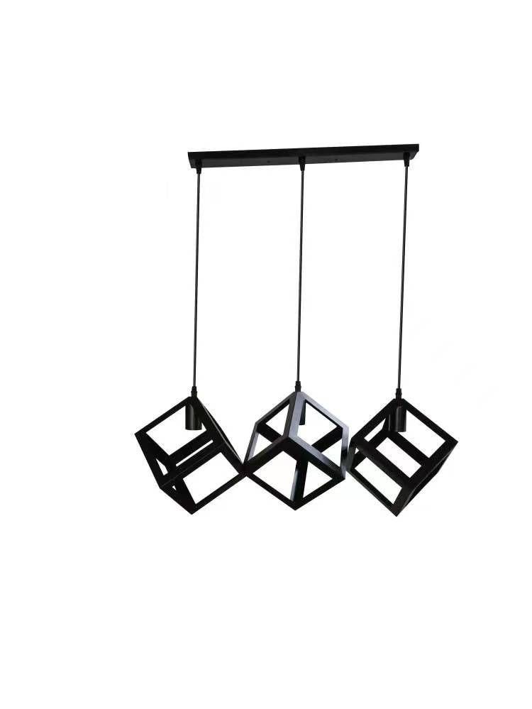 Люстра підвісна в стилі лофт Sirius TY-5204-3 BK (000039474)