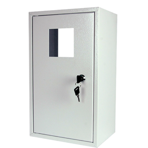 Корпус під 1-ф лічильника E.NEXT e.mbox.stand.n.f1.0.z порожній/навісний із замком металевий 407х243х160 мм (s0100001)