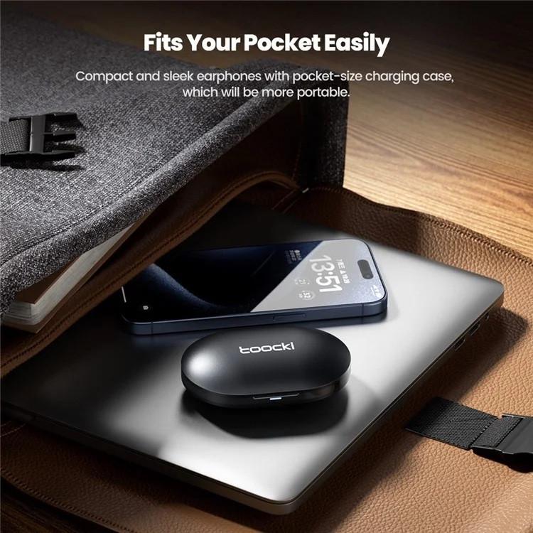 Наушники беспроводные Toocki с открытым ушным каналом Bluetooth 5.3 (TQ-EJ11OWS) - фото 7 Наушники беспроводные Toocki с открытым ушным каналом Bluetooth 5.3 (TQ-EJ11OWS) - фото 7