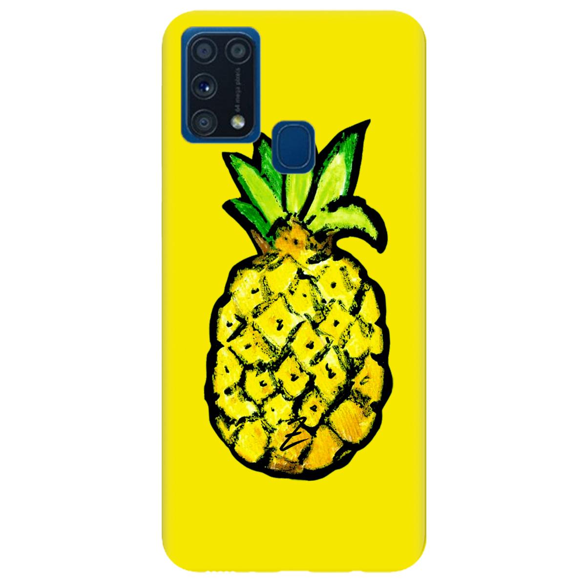 Силиконовый чехол Zorrov для Samsung Galaxy M31 - Sunny  pineapple (14190040183099330)