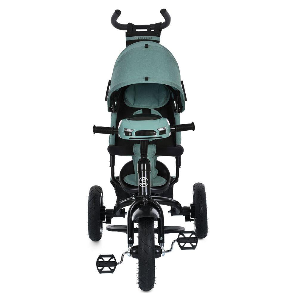 Детский велосипед трехколесный Turbo Trike MT 1006 резиновые колеса Мятный (723274574) - фото 2