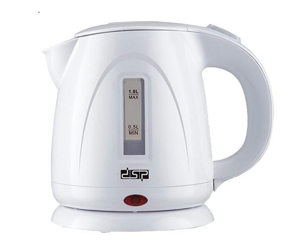 Електрочайник дисковий DSP KK1128 пластиковий 1 л 1300 Вт Білий (KK1128_405)