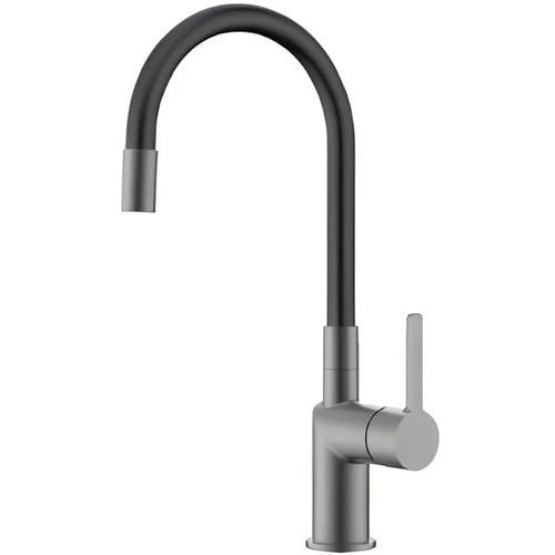 Смеситель для кухни KOER KB-70029-07 KR5500 с гибким изливом Черный (271422)