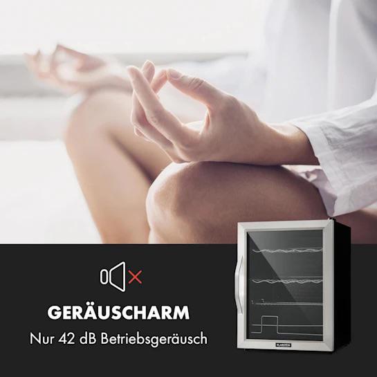 Холодильник вітрина KLARSTEIN Beersafe XL Mix It Edition панорамні скляні двері 60 л 4 полиці - фото 6