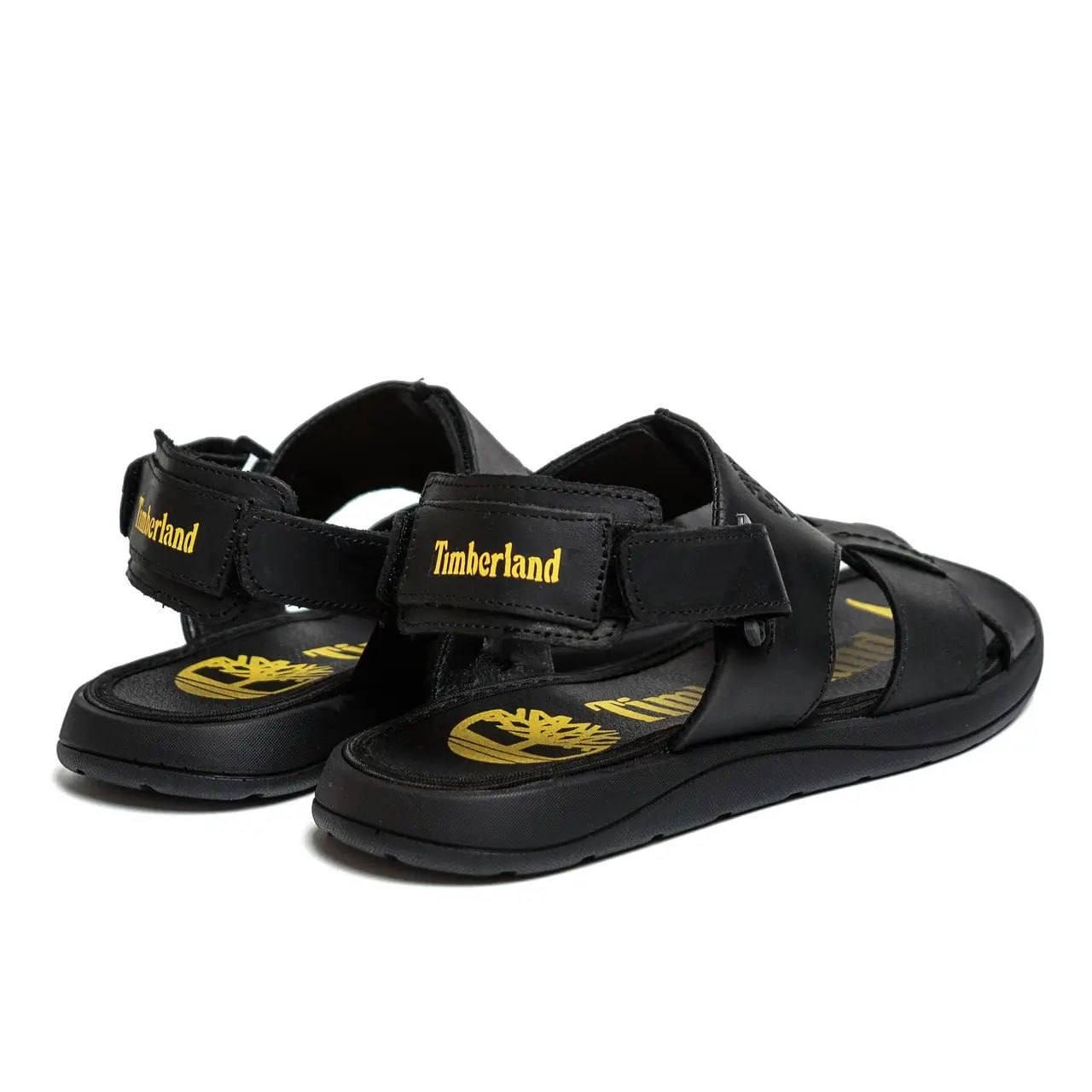 Сандалии мужские кожаные Timberland р. 41 Черный (Т-10 ч 41) - фото 4