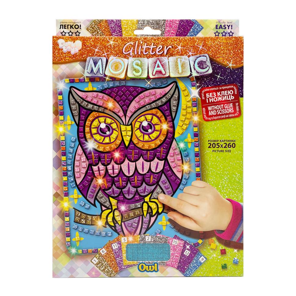 Набір для творчості "Блискуча мозаїка: Owl" 20,6х26 см (БМ-02-08)