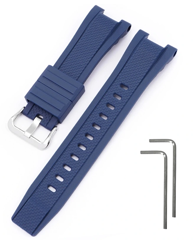 Ремінець для Casio G-Shock GST-W300 Dark Blue SI (3855)