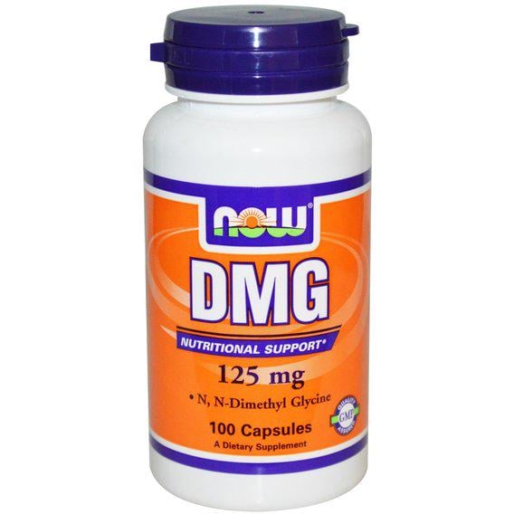 Гліцин NOW Foods DMG 125 mg 100 Caps