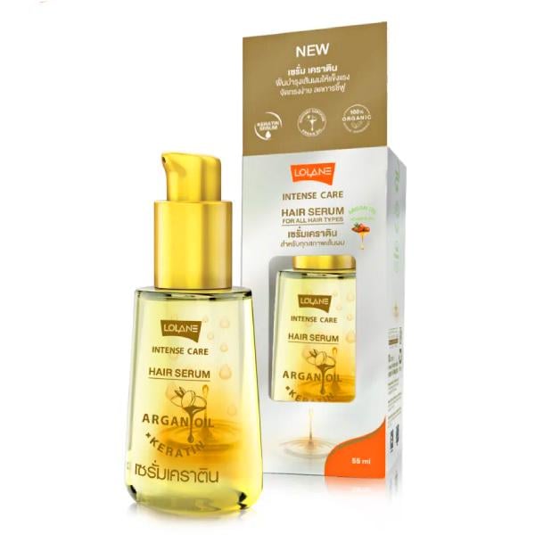 Сыворотка для волос кератиновая Lolane Intense Care с аргановым маслом для всех типов волос 55 мл (552266) Сыворотка для волос кератиновая Lolane Intense Care с аргановым маслом для всех типов волос 55 мл (552266)