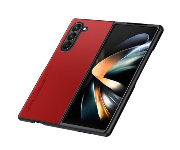 Шкіряний чохол - накладка CODE Tactile Experience для Samsung Galaxy Fold6 Червоний