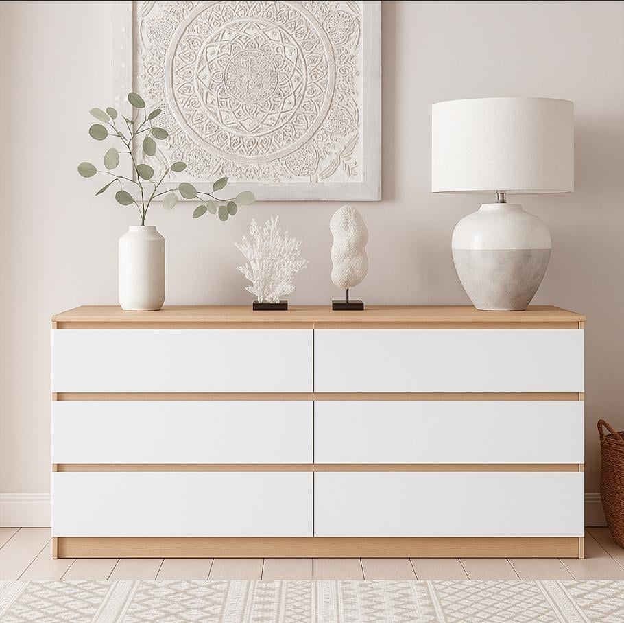 Комод в гостиную Мастер Форм Брайт 1500х376х730 мм Дуб сонома/Белый (20083) Комод в гостиную Мастер Форм Брайт 1500х376х730 мм Дуб сонома/Белый (20083)