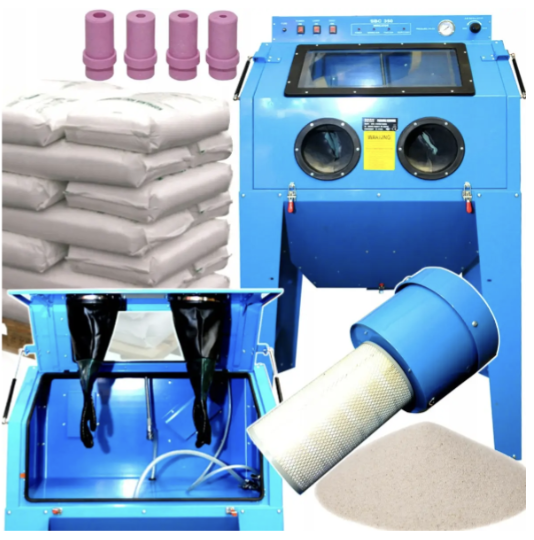 Камера пескоструйная Bass Polska 4266 350 л 8,5 бар 400-700 л/мин - фото 2